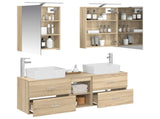 Bathroom Furniture Set 5 pcs Sonoma Oak 3406833