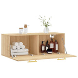 Wall Cabinet Sonoma Oak 100x36,5x35 cm Engineered Wood 830119