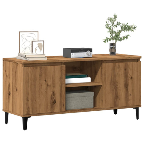 ZNTS TV Cabinet Artisan Oak 102x35x50 cm Engineered Wood 856431