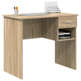 Desk with Drawer Sonoma Oak 90 x 49 x 75 cm Engineered Wood 869268