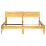Bed Frame without Mattress Solid Mango Wood 180 cm 288433