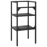 338487 Bathroom Washbasin Frame Black 40x38x83 cm Iron
