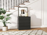 Chest of Drawers, 4-Drawer Storage Cabinets, Modern Dresser, Storage Drawer Unit for Bedroom T3398P328100