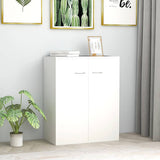 Sideboard White Engineered wood 60x30x75 cm Sideboard 800729