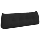 Back Pillow Black 140 x 24 x 50 cm Fabric 42014501