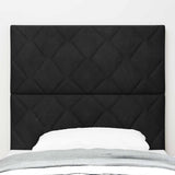 Headboard Height Adjustable with Headboard Black 100 cm Velvet 3337908