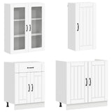 Kitchen Unit LUCCA 8 pcs White Engineered Wood 3438143