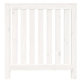 Radiator Cover White 79.5x19x84 cm Solid Wood Pine 822567