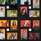 Collage Photo Frame for 24x Picture Black MDF 332791