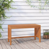 Garden Bench 80 cm Solid Wood Eucalyptus 363287