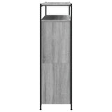 Shoe Cabinet with 4 Flip-Drawers Grey Sonoma 100x34x112 cm 3214416