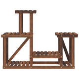 Flower Stand 90x25x73.5 cm Solid Wood Fir 362875