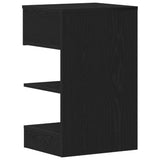 Bedside Cabinet 2 pcs Black Oak 40 x 35 x 65 cm Engineered Wood 862700