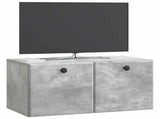 Wall-Mounted TV Cabinet Concrete Grey 59.5 x 31 x 30 cm 899218