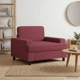 Armchair Wine Red Fabric 42043457