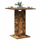 Bistro Table Smoked Oak 60x60x75 cm Engineered Wood 815102