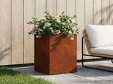 Garden Planter Rusty 40 x 40 x 50 cm Weathering Steel 8005370