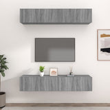 TV Cabinets 4 pcs Grey Sonoma 80x30x30 cm Engineered Wood 3114188