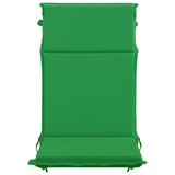 High Back Chair Cushion GEMERT 6 pcs 100% Polyester Green 945749