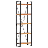 5-Tier Bookcase 60x30x180 cm Solid Acacia Wood 286588