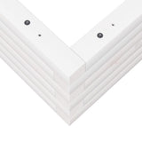 Garden Planter White 50x50x23 cm Solid Wood Pine 847184