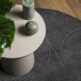 Rug IZA Short Pile Scandinavian Look Anthracite 200 cm 375437