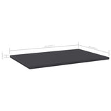 Bookshelf Boards 8 pcs Grey 60x40x1.5 cm Engineered Wood 805255