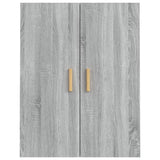 Hanging Wall Cabinet Grey Sonoma 69.5x34x90 cm 817382