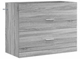 Bathroom Furniture Set Grey Sonoma 81 x 40 x 84.5 cm 3404379