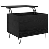 Coffee Table Black Oak 60 x 44.5 x 45 cm Engineered Wood 882671