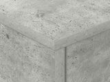 Bedside Table 2 pcs Concrete Grey 40.5 x 40 x 48 cm 891063