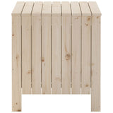 Storage Box with Lid RANA 80x49x54 cm Solid Wood Pine 4002329