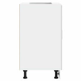 Kitchen Base Cabinet Porto White Engineered Wood 853917