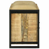 Bench Cabinet Brown 100 x 35 x 50 cm Solid Mango wood 4013617