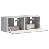 TV Wall Cabinet 2 pcs Grey Sonoma 39 x 31 x 29.5 cm 892182