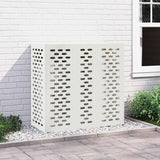 Air Conditioner Cover White 110 x 50 x 105 cm Steel 865912
