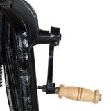 Side Table 60x cm Solid Mango Wood and Cast Iron 247915