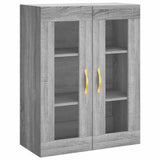 Highboard Grey Sonoma 69,5x34x180 cm Engineered Wood 3198327