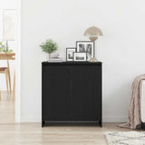 Sideboard Black Oak 70x41x75 cm Engineered Wood 862082