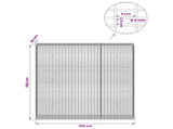 Gabion with 5 mm Wire and 5x2.5 cm Mesh 150x30x150 cm 3463701