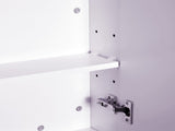 Mirror Cabinet, Wall Mount Bathroom Storage Cabinet with Adjustable Shelf, Double Door Cupboard, 70 T3398P329567