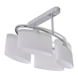 Ceiling Lamp with Ellipsoid Glass Shades for 4 E14 Bulbs 240988