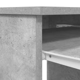 Desk Concrete Grey 86x49x76 cm Engineered Wood 861826