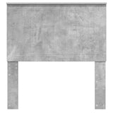 Headboard with Headboard Concrete Grey 90 cm Engineered wood 887806