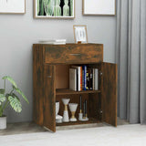 Sideboard Smoked Oak 60x30x75 cm Engineered Wood 815375