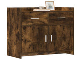 Sideboard Smoked Oak 75 x 36 x 80 cm Engineered Wood 8011119