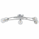 Ceiling Lamp with Mesh Wire Shades for 5 G9 LED Lights 337909