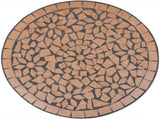 Bistro Table Terracotta 60 cm Mosaic 41528