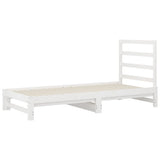 Pull-out Day Bed without Mattress White 2x cm 3108303