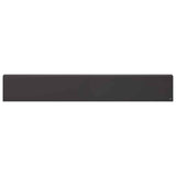 Garden Cover Profile 10 pcs 100 x 6 x 15 cm Steel Black 8012949